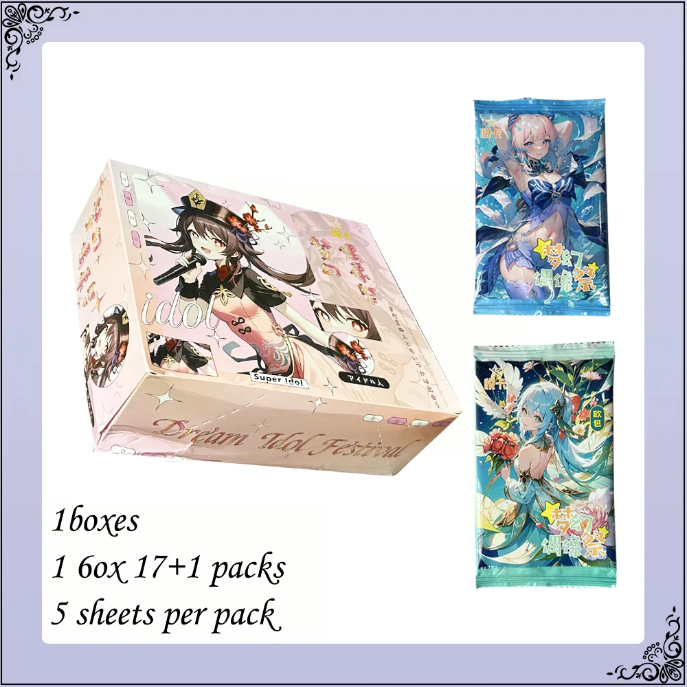 Yueka Dream Idol Festival Series Goddess Story Card Waifu Card Anime Games Girl Party Swimsuit Bikini Feast Booster Box Toy Gift
Yueka Dream Idol Festival Series Goddess Story Card Waifu Card Anime Games Girl Party Swimsuit Bikini Feast Booster Box Toy Gift