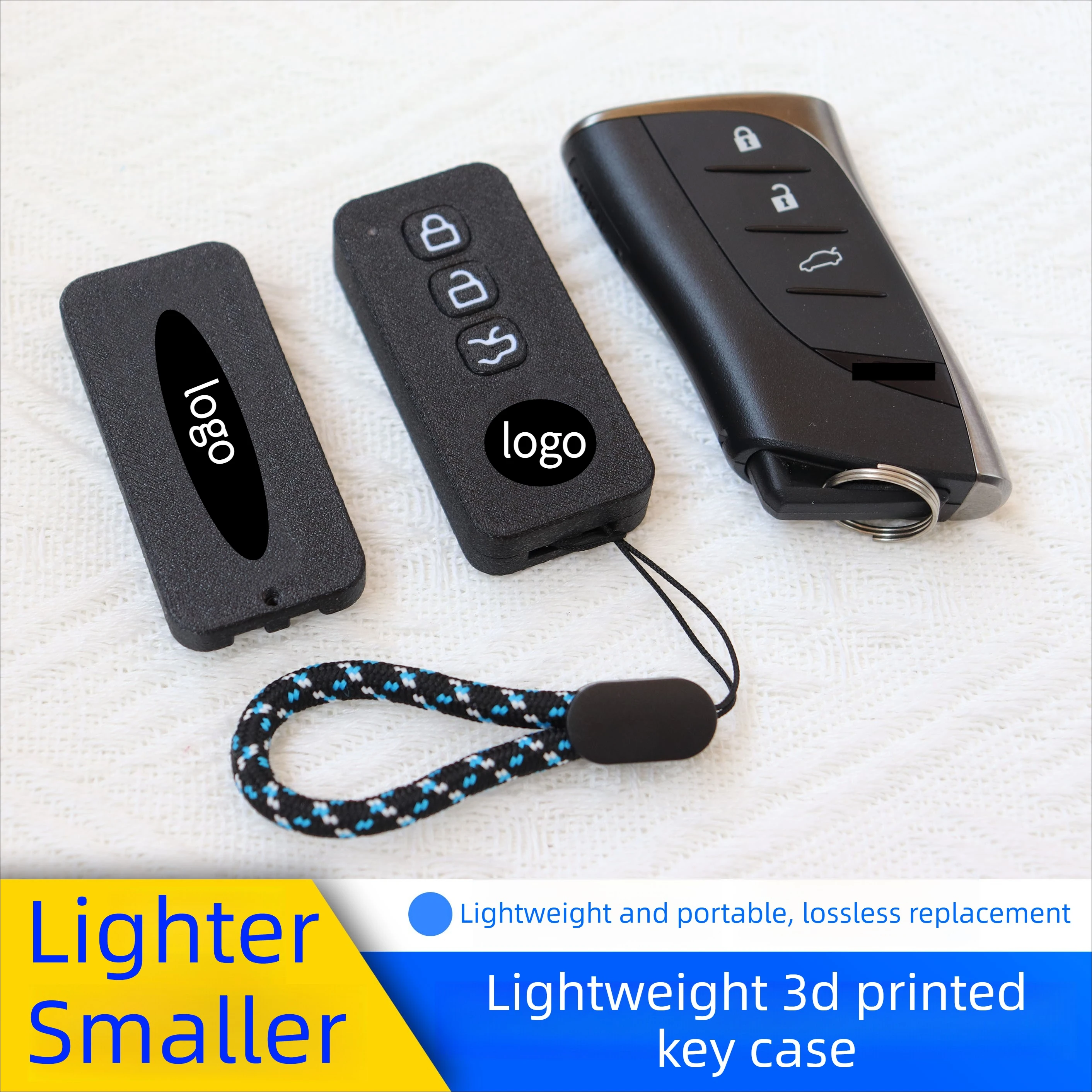 Suitable for Lexus key modification 3D printing lightweight portable non-destructive replacement lightweight key case car
Suitable for Lexus key modification 3D printing lightweight portable non-destructive replacement lightweight key case car