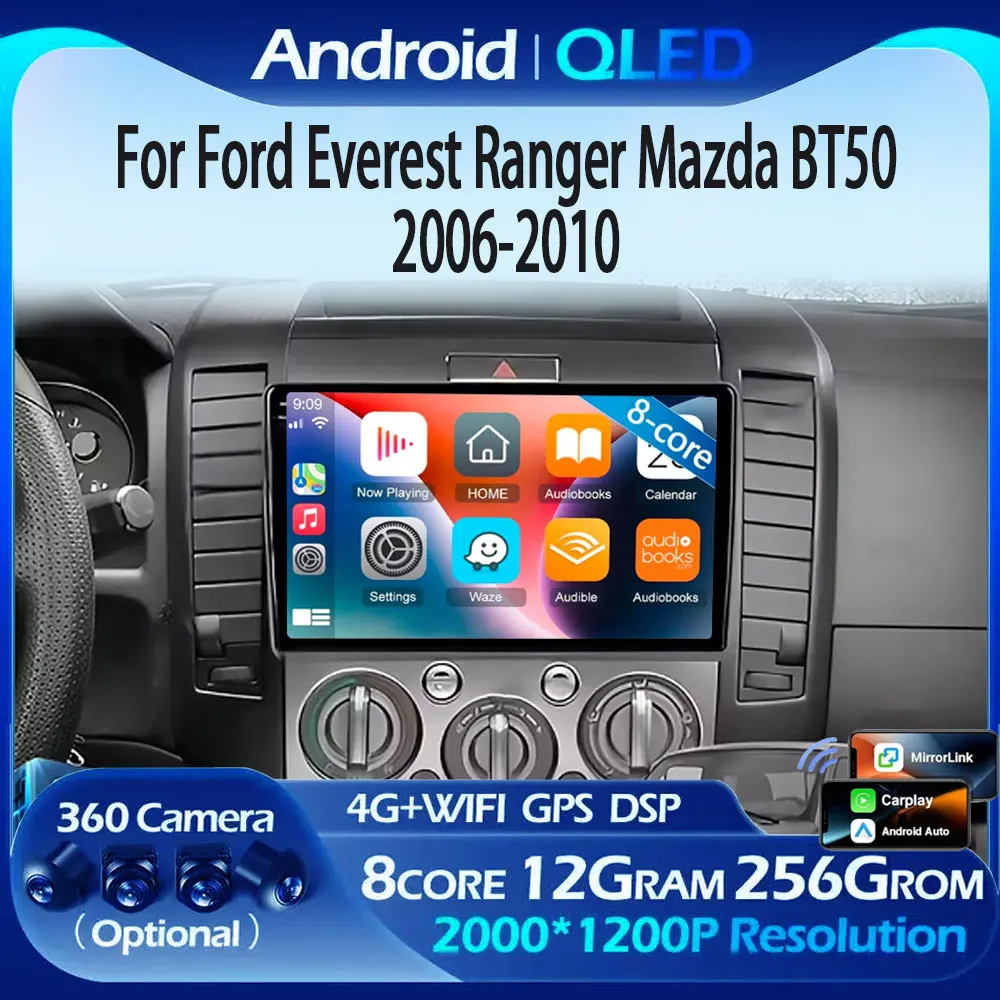 Android 16 Car Radio For Ford Everest Ranger Mazda BT50 BT-50 2006 2007 2008 - 2010 Multimedia Video Unit Head Player Stereo GPS
Android 16 Car Radio For Ford Everest Ranger Mazda BT50 BT-50 2006 2007 2008 - 2010 Multimedia Video Unit Head Player Stereo GPS