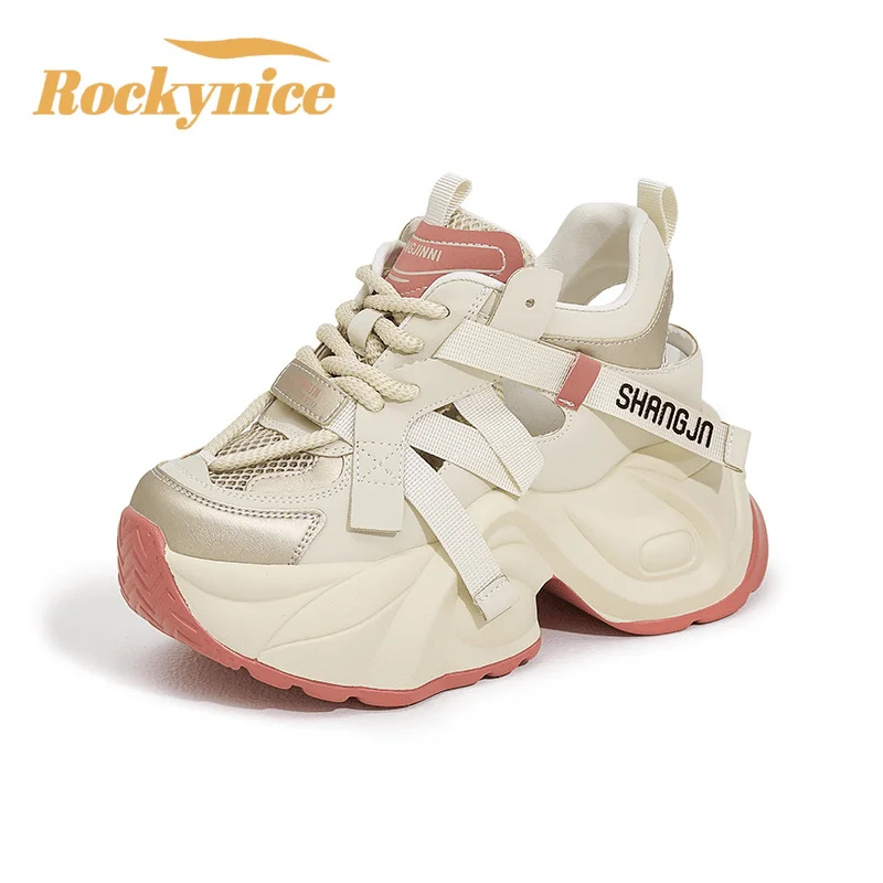 Women 2025 Summer Breathable Mesh Chunky Sneakers 9CM High Platform Sports Shoes New Hollow Microfiber Leather Casual Dad Shoes
Women 2025 Summer Breathable Mesh Chunky Sneakers 9CM High Platform Sports Shoes New Hollow Microfiber Leather Casual Dad Shoes