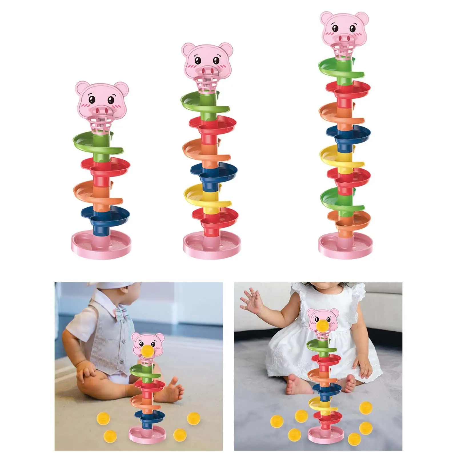 Ball Run Ramp Drop and Ball Ramp Toy Development Toy Funny Ball Rolling Track Toy Ball Drop Toys for Party Favors Girls Boys
Ball Run Ramp Drop and Ball Ramp Toy Development Toy Funny Ball Rolling Track Toy Ball Drop Toys for Party Favors Girls Boys