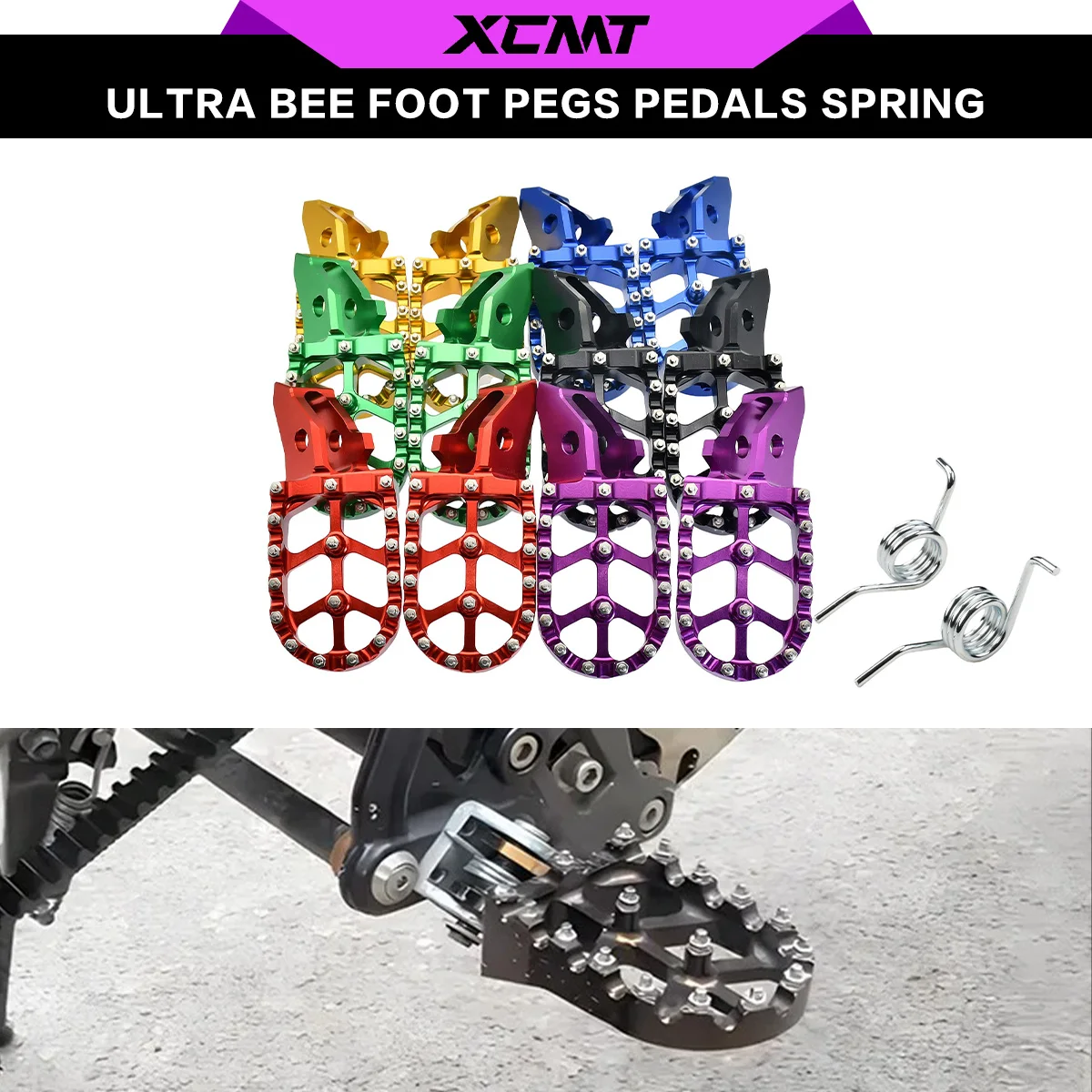 For Sur-Ron Ultra Bee UltraBee Electric Off-Road Bike Motorcycle Accessories Foot Pegs Pedal & Mounting Pedals Spring
For Sur-Ron Ultra Bee UltraBee Electric Off-Road Bike Motorcycle Accessories Foot Pegs Pedal & Mounting Pedals Spring