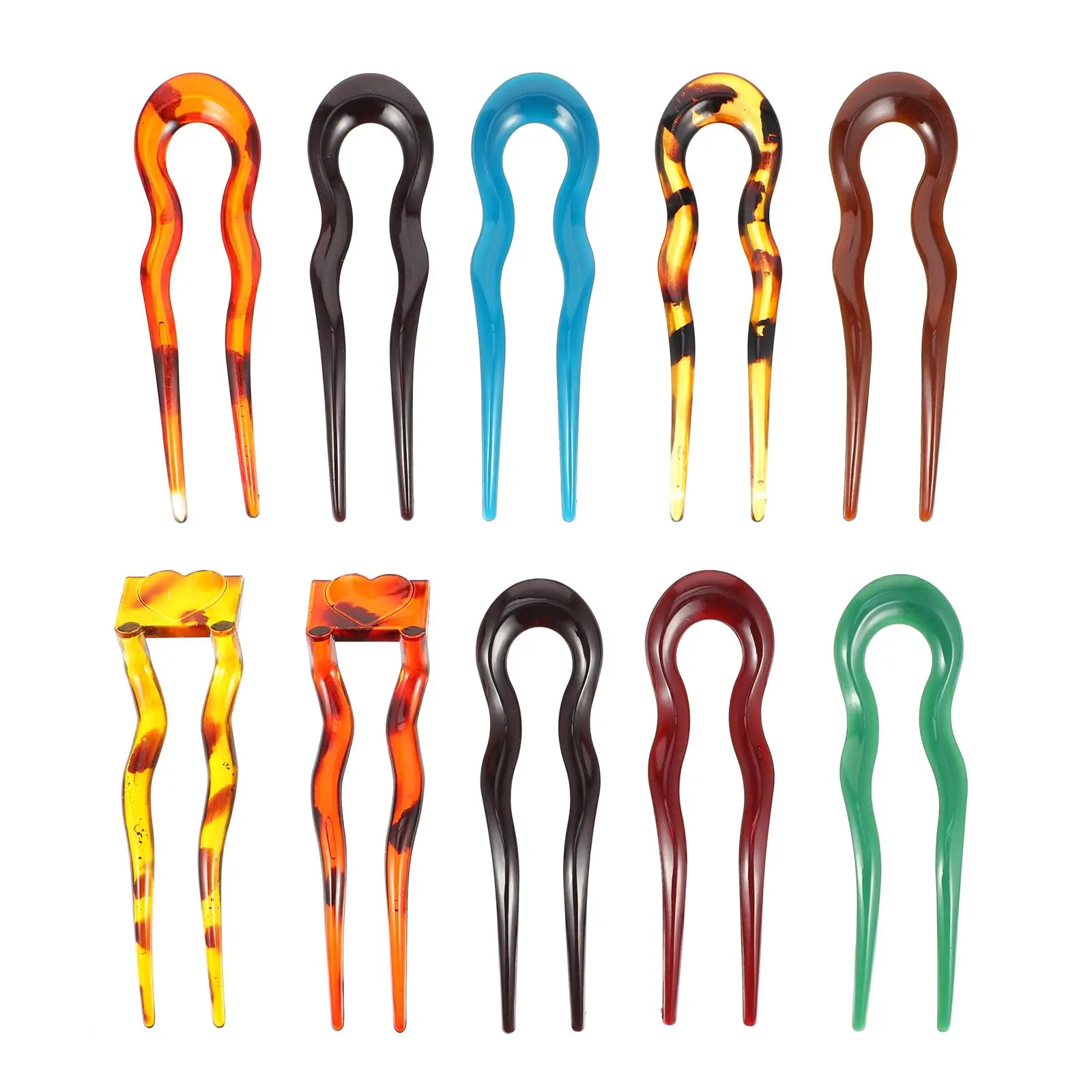 10 Pcs U-shaped Clips Leopard Print Retro Vintage Hair Forks Durable Travel Party Festival Daily Use Hair Accessories
10 Pcs U-shaped Clips Leopard Print Retro Vintage Hair Forks Durable Travel Party Festival Daily Use Hair Accessories