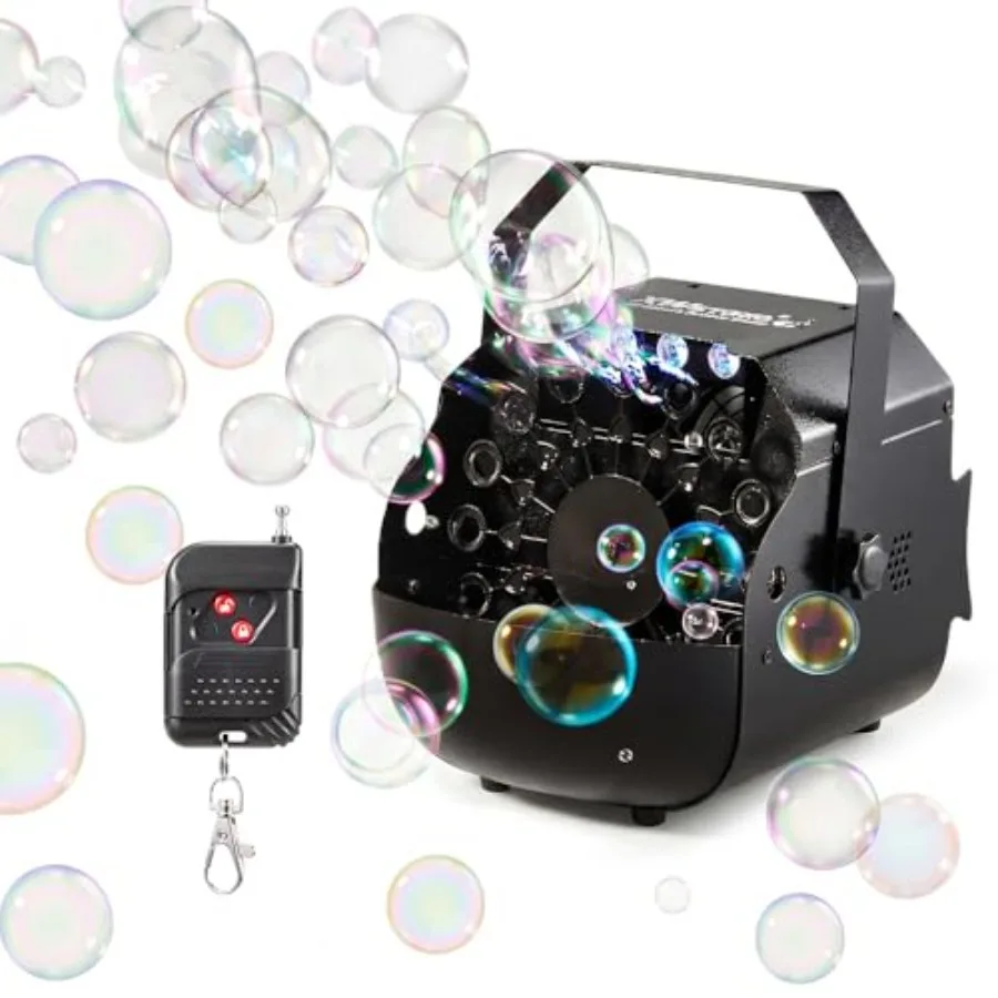 Stage Bubble Machine with Lights, Wireless Remote - Perfect for Weddings, Commercial Performances, Parties, and Carnivals
Stage Bubble Machine with Lights, Wireless Remote - Perfect for Weddings, Commercial Performances, Parties, and Carnivals