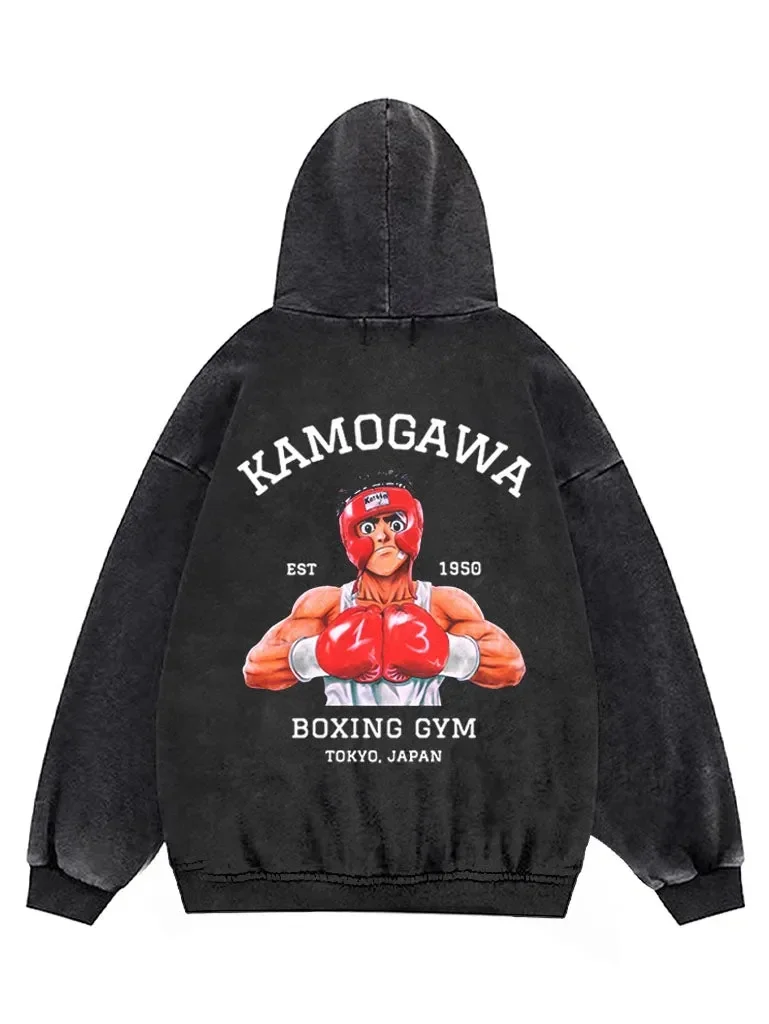 2025 New Washed Fashion Boxing Without Ippo Spar Retro Hoodie for Men and Women with The Same Cotton Print
2025 New Washed Fashion Boxing Without Ippo Spar Retro Hoodie for Men and Women with The Same Cotton Print