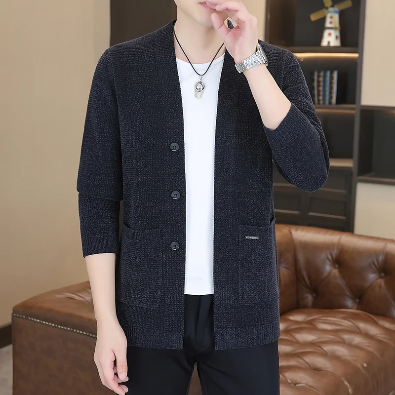 Men's V-Ne Knitted Open Cardigan Casual Thin Sle Busin Casual Slim Fit High Quali Pure Color Spring Autumn Outerwear
Men's V-Ne Knitted Open Cardigan Casual Thin Sle Busin Casual Slim Fit High Quali Pure Color Spring Autumn Outerwear