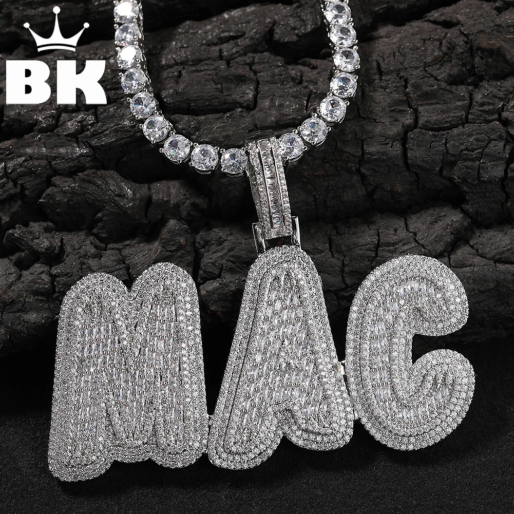 THE BLING KING Custom Name Pendant Necklaces for Women Iced Out Double 5A+ Cubic Zirconia Letters Necklace Baguette Cz Jewelry
THE BLING KING Custom Name Pendant Necklaces for Women Iced Out Double 5A+ Cubic Zirconia Letters Necklace Baguette Cz Jewelry