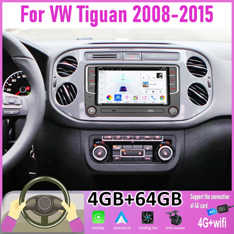 4GB+64GB 7" For VW Tiguan 2008-2015 Car Stereo Radio CarPlay Android15 Auto Head Unit GPS 4G+WIFI Navi Multimedia Player
4GB+64GB 7" For VW Tiguan 2008-2015 Car Stereo Radio CarPlay Android15 Auto Head Unit GPS 4G+WIFI Navi Multimedia Player
