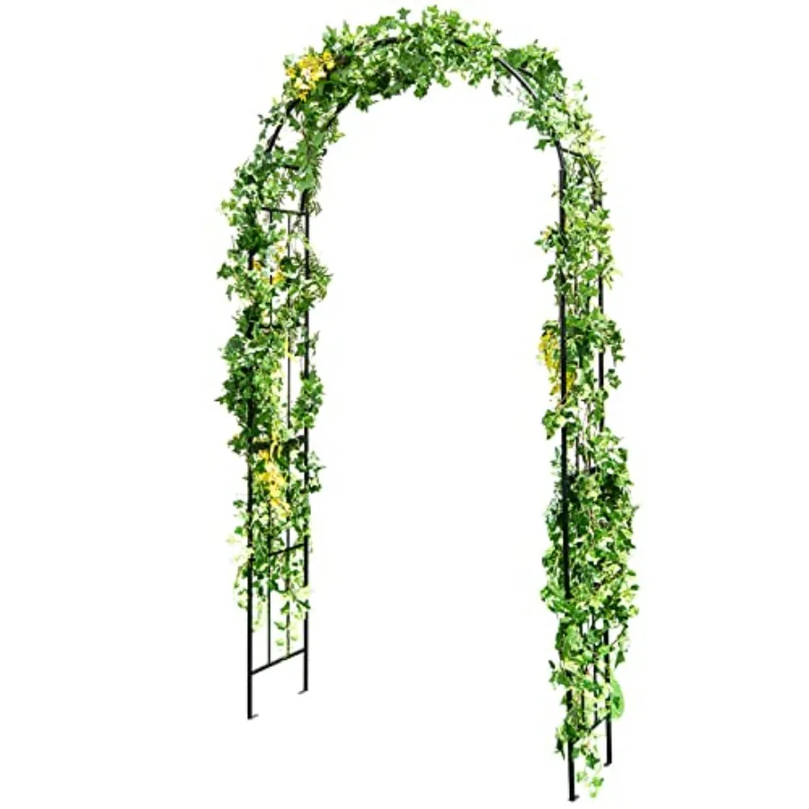 Garden Arch, Garden Arbor with Trellis, Outdoor Garden Arbor with Stakes, Metal Garden Arch Trellis for Climbing Plants Vines,
Garden Arch, Garden Arbor with Trellis, Outdoor Garden Arbor with Stakes, Metal Garden Arch Trellis for Climbing Plants Vines,