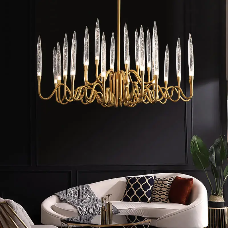 LED Modern Luxury Living Room Crystal Chandelier Stainless Steel/Copper Candles Ceiling Chandelier Kitchen Lsland Hanging Lamp
LED Modern Luxury Living Room Crystal Chandelier Stainless Steel/Copper Candles Ceiling Chandelier Kitchen Lsland Hanging Lamp
