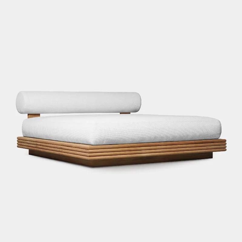 Thick Cushion Design Outdoor Wood Daybed Furniture Villa Swimming Pool Large Teak Double Sun Lounger
Thick Cushion Design Outdoor Wood Daybed Furniture Villa Swimming Pool Large Teak Double Sun Lounger