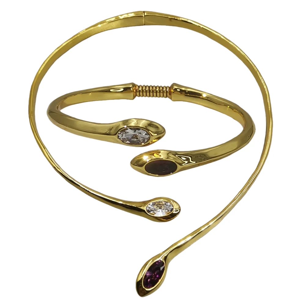2025 Autumn Hot Selling Trendy Elegant Colored Crystal Geometric Bracelet Collar Women's Accessories Party Gift
2025 Autumn Hot Selling Trendy Elegant Colored Crystal Geometric Bracelet Collar Women's Accessories Party Gift