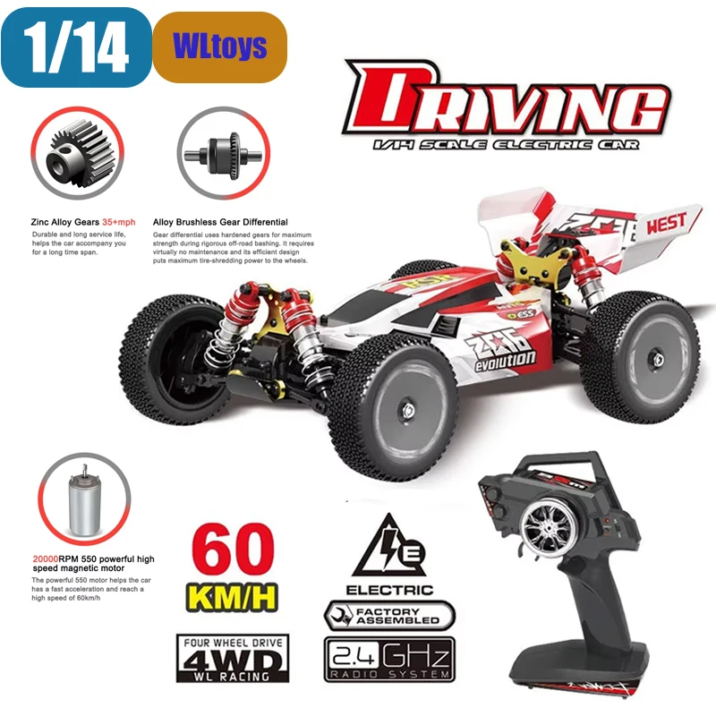 Радиоуправляемая машинка WLtoys 144016, быстрая, 35 км/ч, 4WD, внедорожный монстр-трак, 2.4G, дрифт, для взрослых и детей
Радиоуправляемая машинка WLtoys 144016, быстрая, 35 км/ч, 4WD, внедорожный монстр-трак, 2.4G, дрифт, для взрослых и детей