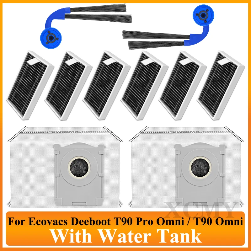 Compatible Ecovacs Deeboot T90 Pro Omni / T90 Omni - with Water Tank Vacuum Cleaner Parts Dust Bag Brush Hepa Filter Accessories
Compatible Ecovacs Deeboot T90 Pro Omni / T90 Omni - with Water Tank Vacuum Cleaner Parts Dust Bag Brush Hepa Filter Accessories