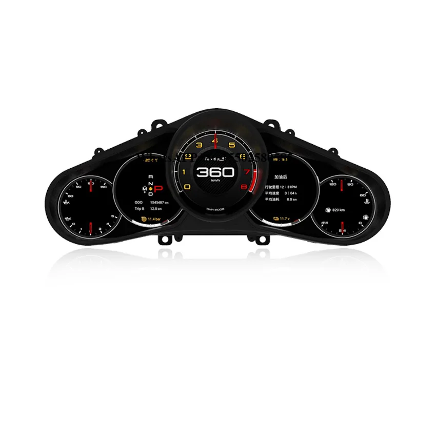 12.3 Inch LCD Dashboard Auto Meter Display Instrument Digital Cluster for Porsche Cayenne 2010-2017
12.3 Inch LCD Dashboard Auto Meter Display Instrument Digital Cluster for Porsche Cayenne 2010-2017