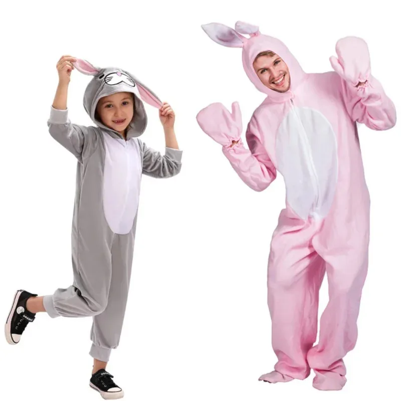 Easter Rabbit Cosplay Costume for Adult Kids Cute Animal Jumpsuit with Cap Halloween Party Dress Up Stage Performance Outfits
Easter Rabbit Cosplay Costume for Adult Kids Cute Animal Jumpsuit with Cap Halloween Party Dress Up Stage Performance Outfits