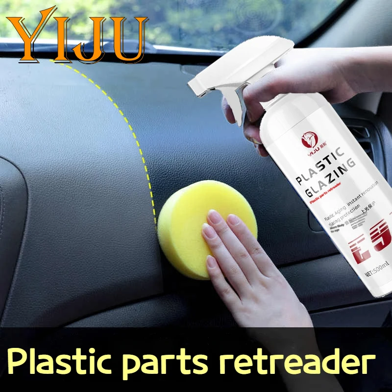 500ml Car Plastic Leather Restorer Spray Polish Cleaner Coating Agent Back To Black More Gloss Car Cleaning Products
500ml Car Plastic Leather Restorer Spray Polish Cleaner Coating Agent Back To Black More Gloss Car Cleaning Products