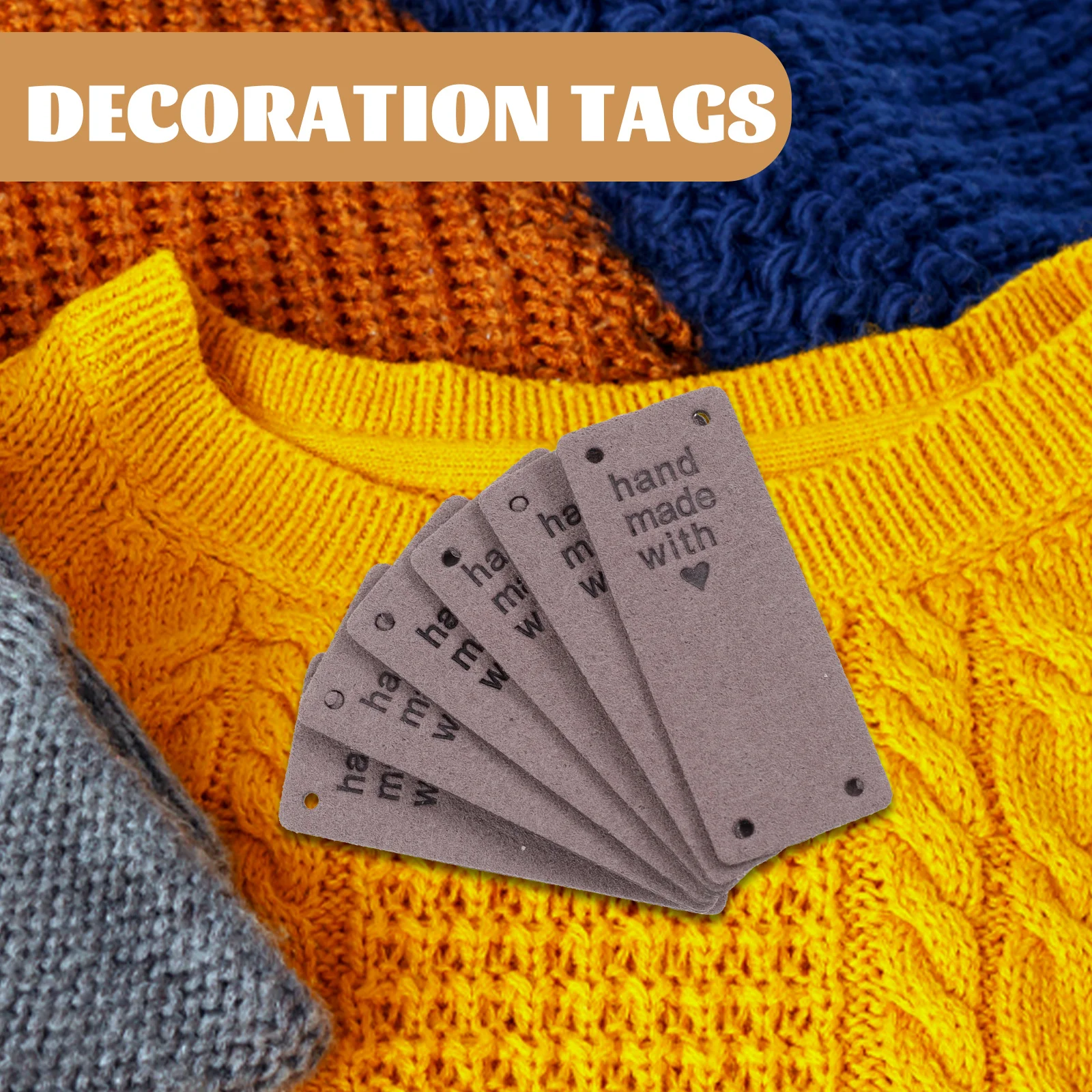 50 Pcs Crochet Handmade Letter Logo Knitting Accessories Tags Artificial Pu for
50 Pcs Crochet Handmade Letter Logo Knitting Accessories Tags Artificial Pu for