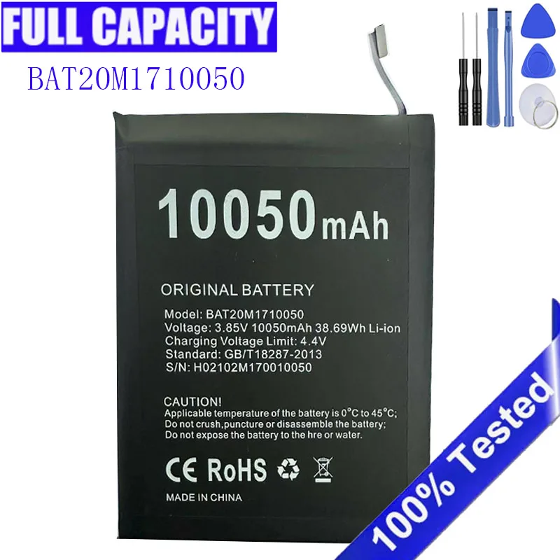 2026 for DOOGEE S59 pro battery 10500mAh New production Date high quality for DOOGEE BAT20M1710050 AKKU Batteria + Free tools
2026 for DOOGEE S59 pro battery 10500mAh New production Date high quality for DOOGEE BAT20M1710050 AKKU Batteria + Free tools