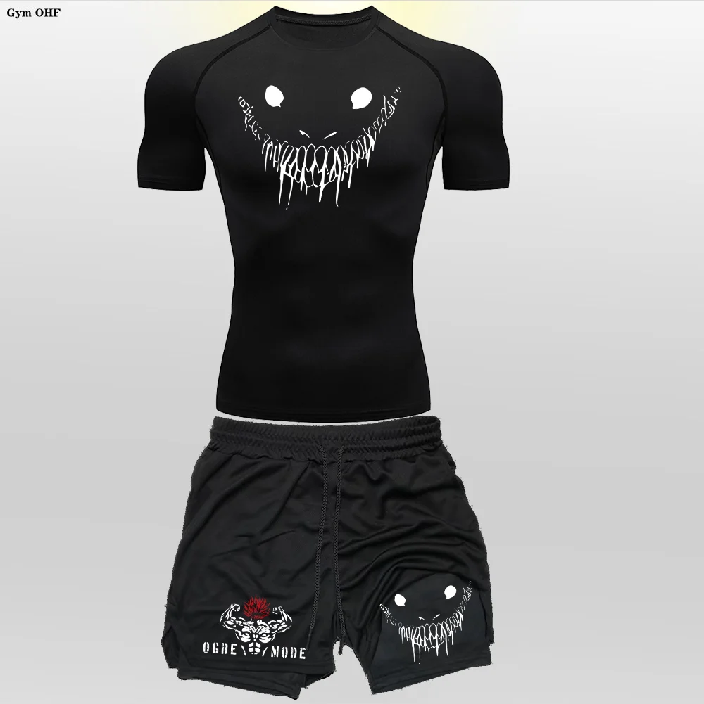 Men's Muscle-Enhancing Training Gym Set, Stretchable T-Shirt and Shorts, Great for All Workouts and Showing Off Your Build
Men's Muscle-Enhancing Training Gym Set, Stretchable T-Shirt and Shorts, Great for All Workouts and Showing Off Your Build