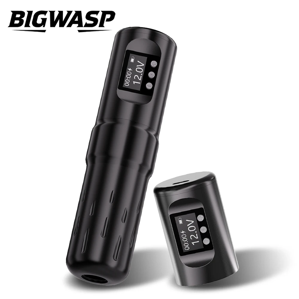 BIGWASP V74 Wireless Tattoo Machine 1800mAh Large Capacity Battery Digital LED Display Low Noise Motor Two Battery Tattoo Pen
BIGWASP V74 Wireless Tattoo Machine 1800mAh Large Capacity Battery Digital LED Display Low Noise Motor Two Battery Tattoo Pen