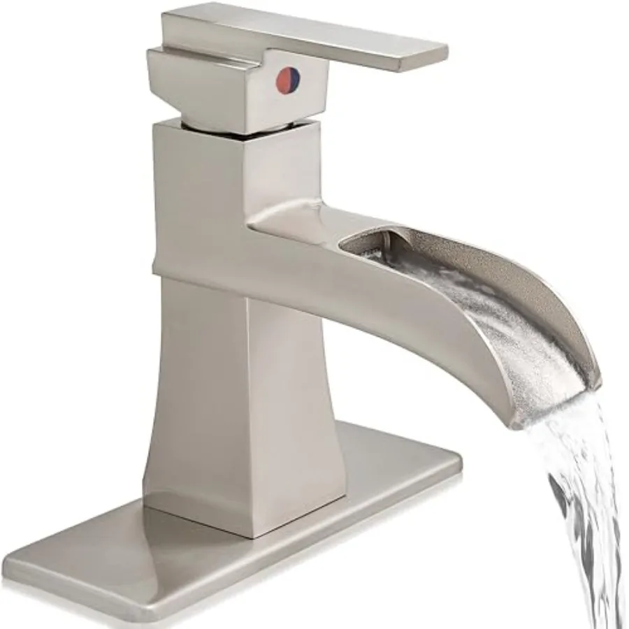 Single Hole Bathroom Faucet 3 Hole 4 Inch,Brass Waterfall Faucet Single Handle, Bathroom Faucets Bathroom Sink Faucet with Deck
Single Hole Bathroom Faucet 3 Hole 4 Inch,Brass Waterfall Faucet Single Handle, Bathroom Faucets Bathroom Sink Faucet with Deck