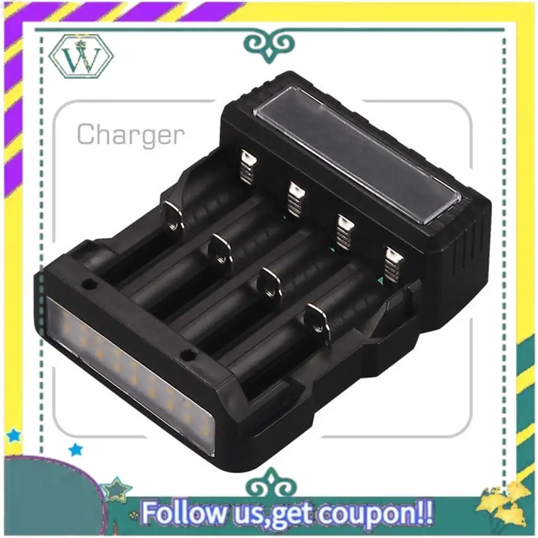 NEW 18650 Battery Charger 4 Slots DC 5V 18650 Charger For 18650 Charging 3.7V Rechargeable Lithium Battery Charger
NEW 18650 Battery Charger 4 Slots DC 5V 18650 Charger For 18650 Charging 3.7V Rechargeable Lithium Battery Charger
