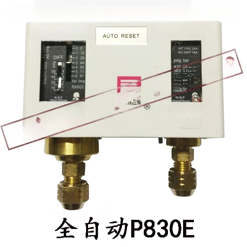 Pressure Switches Pressure Control Switches Dual Pressure Switches P830E P830HME P830HLME
Pressure Switches Pressure Control Switches Dual Pressure Switches P830E P830HME P830HLME