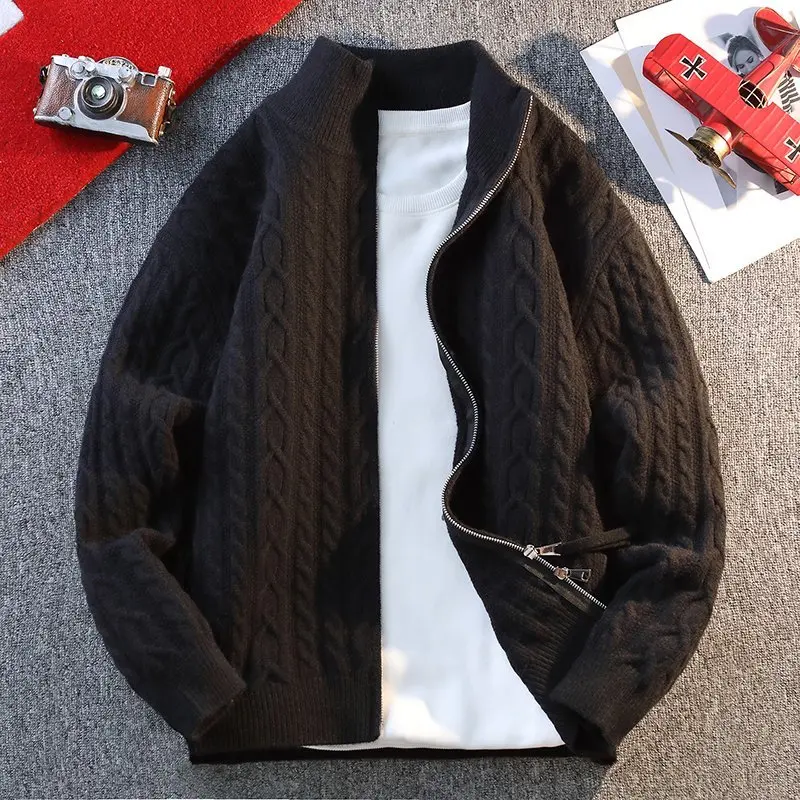 2026 Spring/Summer New Style Fashion-able Versatile Knitted Cardigan Men's Sweater Jacket
2026 Spring/Summer New Style Fashion-able Versatile Knitted Cardigan Men's Sweater Jacket