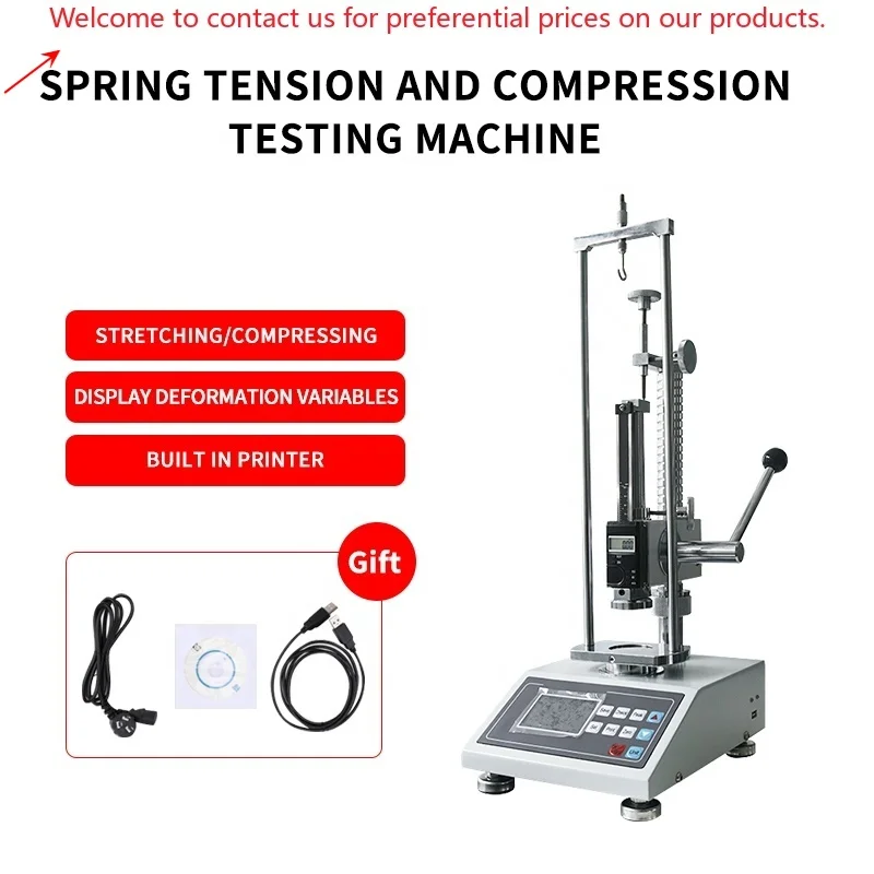 Digital Display Load Testing Equipment Spring Extension And Compression Tester Factory
Digital Display Load Testing Equipment Spring Extension And Compression Tester Factory