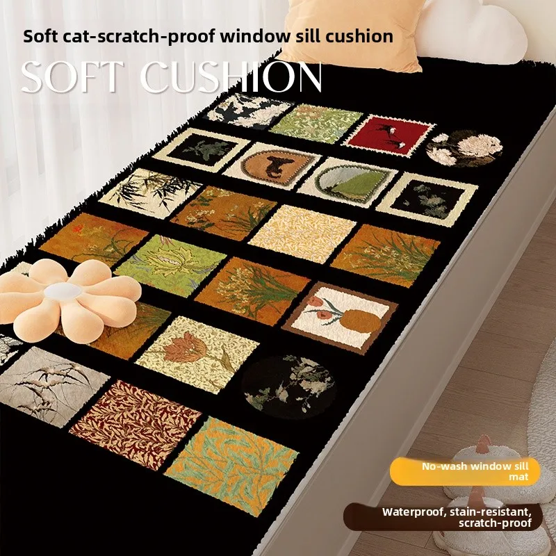 Retro Cartoon Window Cuion Adjustable Size Main Bedroom Balcony Pad Velvet Material Four Seasons Universal Home Decor
Retro Cartoon Window Cuion Adjustable Size Main Bedroom Balcony Pad Velvet Material Four Seasons Universal Home Decor