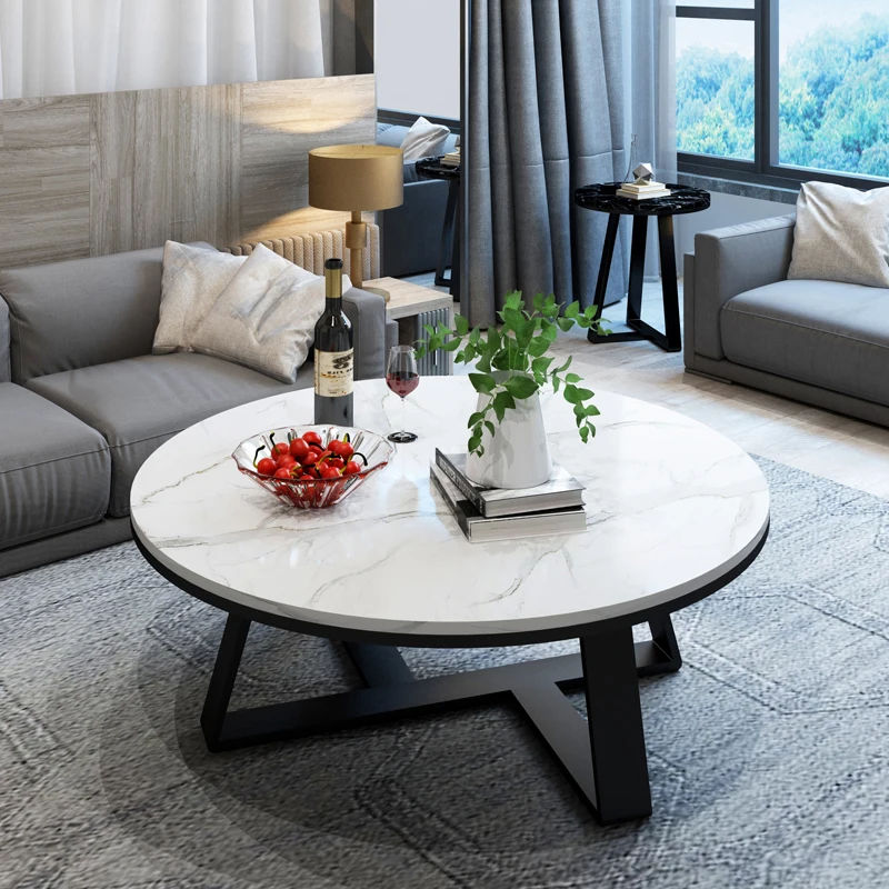Nordic marble coffee table light luxury modern mini round coffee table household living room small apartment rock slab
Nordic marble coffee table light luxury modern mini round coffee table household living room small apartment rock slab