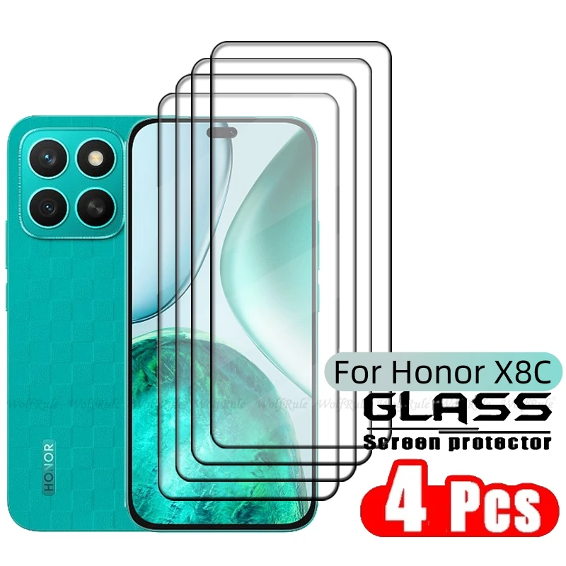4pcs For Honor X8C Glass Huawei Honor X8C X8 C Tempered Glass Phone Protective 9H HD Full Cover Glue Screen Protector Honor X8C
4pcs For Honor X8C Glass Huawei Honor X8C X8 C Tempered Glass Phone Protective 9H HD Full Cover Glue Screen Protector Honor X8C