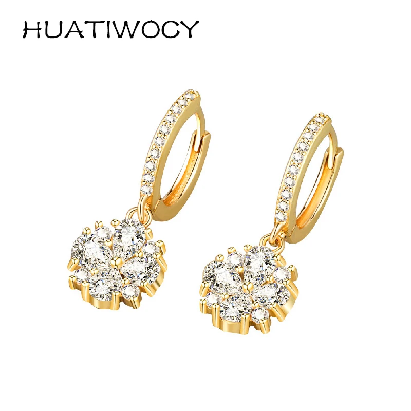 HUATIWOCY Trendy Drop Earrings 925 Silver Jewelry with Zircon Gemstone Accessories for Women Wedding Promise Party Bridal Gift
HUATIWOCY Trendy Drop Earrings 925 Silver Jewelry with Zircon Gemstone Accessories for Women Wedding Promise Party Bridal Gift