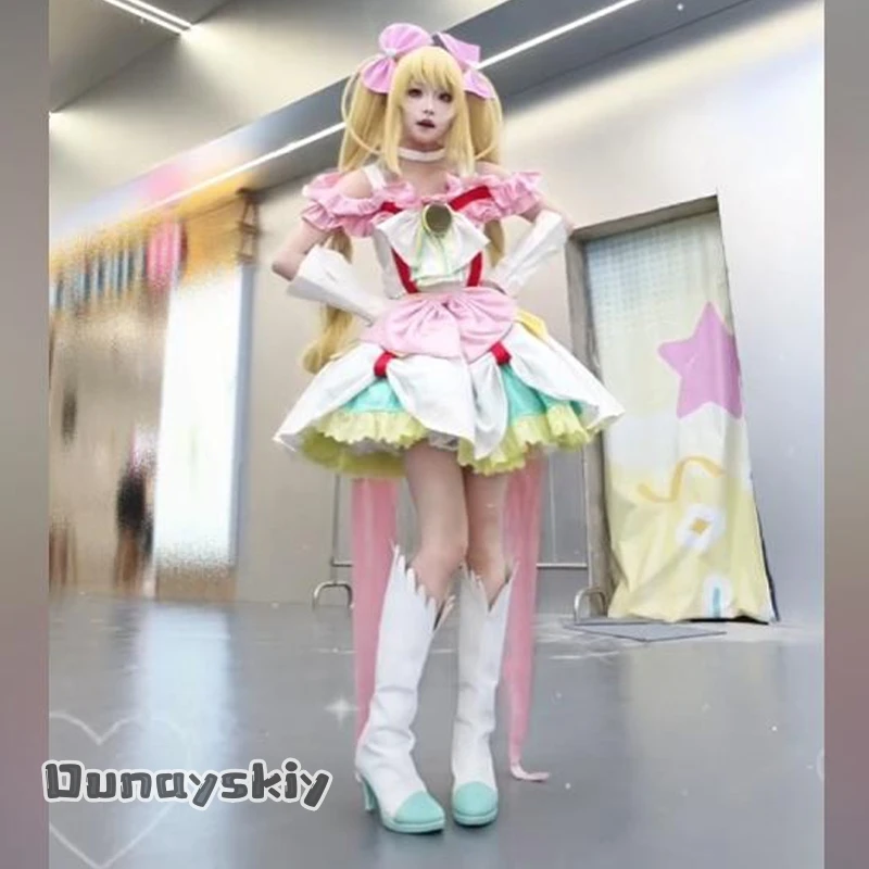 Yumekiri*/Star Detective Precure! Akechi Anna Cure Answer Cosplay Costume Anime Set Dress Female World Roleplay Outfit Lolita
Yumekiri*/Star Detective Precure! Akechi Anna Cure Answer Cosplay Costume Anime Set Dress Female World Roleplay Outfit Lolita