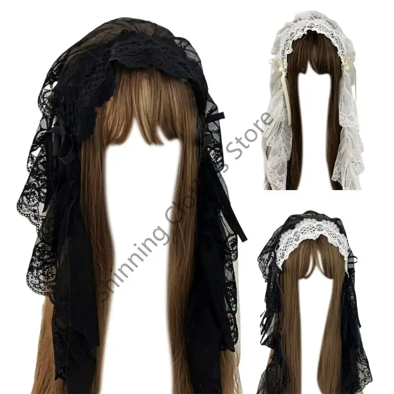 M68A Gothic Elegant Hairpiece With Black Lace Detail, Stylish Hair Accessory Fashion Headwear For Women And Girls
M68A Gothic Elegant Hairpiece With Black Lace Detail, Stylish Hair Accessory Fashion Headwear For Women And Girls