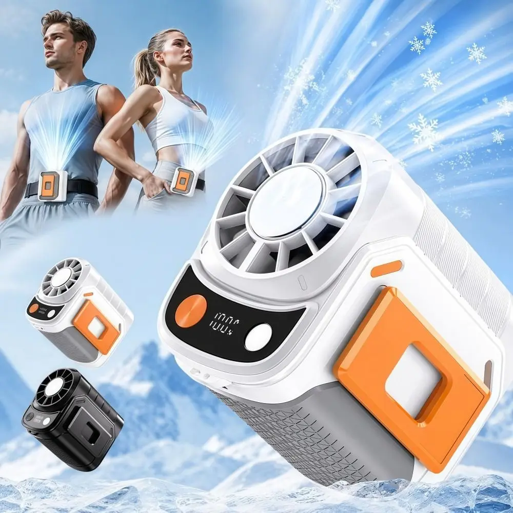 Clip on Waist Clip Fan 5-Speed Adjustable Large Battery Semiconductor Waist Fan USB Charging Silent Electric Cooling Fan
Clip on Waist Clip Fan 5-Speed Adjustable Large Battery Semiconductor Waist Fan USB Charging Silent Electric Cooling Fan