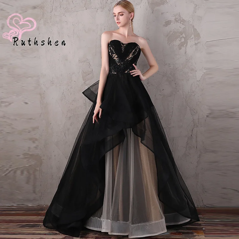 Ball Gown Prom Dresses 2023 for Women Formal Occasion Strapless Black Layers Tulle Lace Party Evening Vestidos Para Mujer
Ball Gown Prom Dresses 2023 for Women Formal Occasion Strapless Black Layers Tulle Lace Party Evening Vestidos Para Mujer