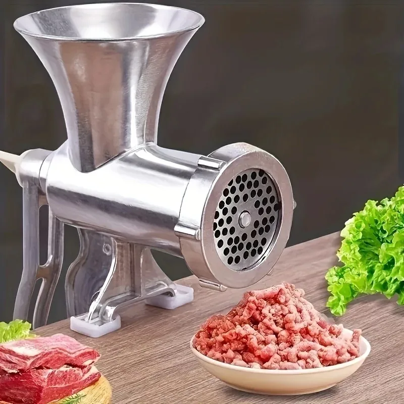 1pc, Aluminum Meat Grinder, Vegetable Chopper, Heavy Duty Meat Mincer, Sausage Stuffer Maker, Multipurpose Food
1pc, Aluminum Meat Grinder, Vegetable Chopper, Heavy Duty Meat Mincer, Sausage Stuffer Maker, Multipurpose Food