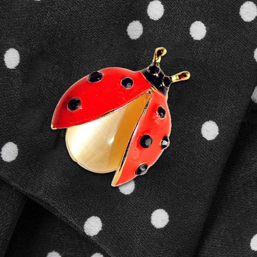 Cute Brooch Women Dresses Alloy Animal Lapel Pins Mini Insect Chest Pin Seven Spot Ladybug Clasp Clothing
Cute Brooch Women Dresses Alloy Animal Lapel Pins Mini Insect Chest Pin Seven Spot Ladybug Clasp Clothing
