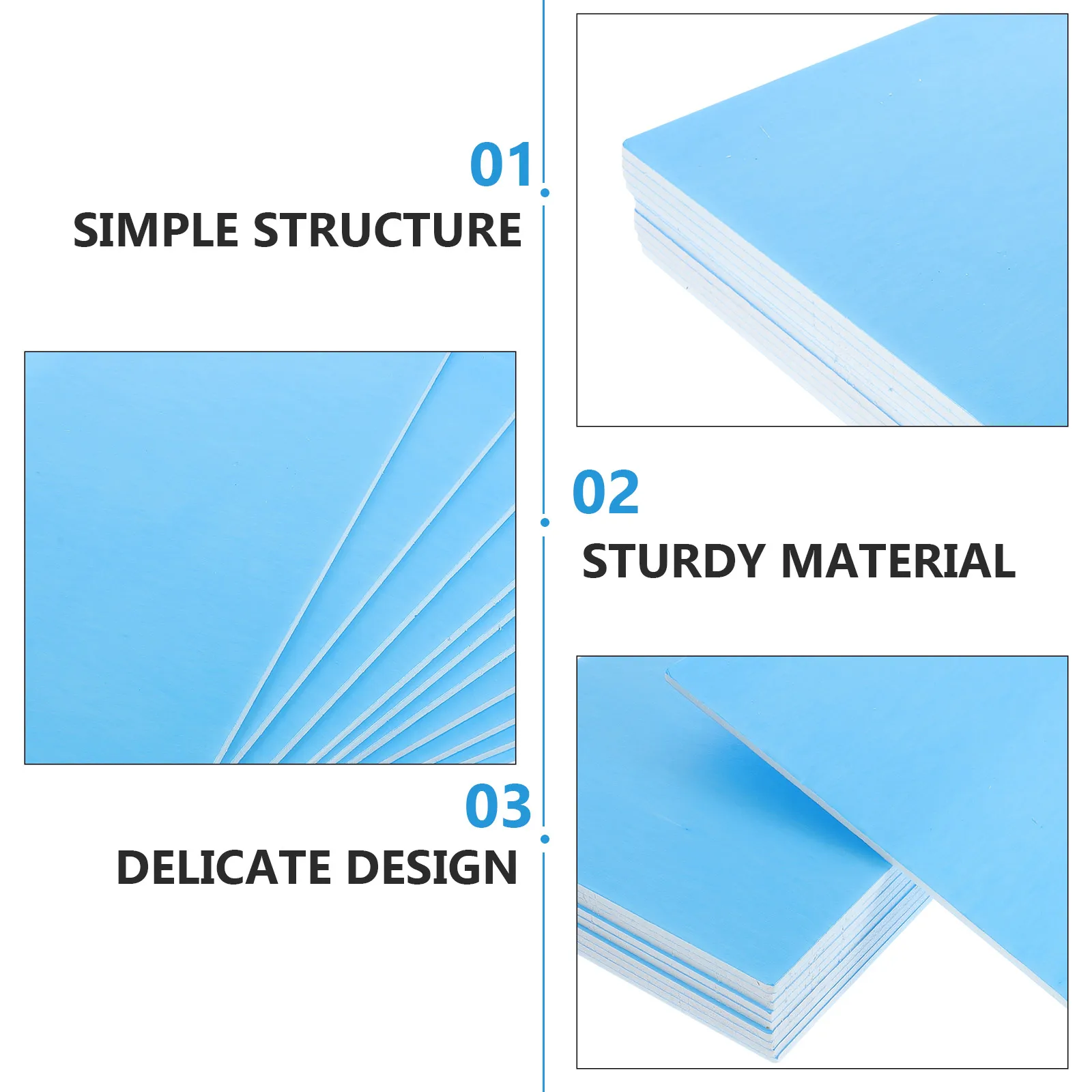 10 Pcs Foam Board Advertising Display Foams Diy White Poster Backplane Expanding School Backing Boards Black
10 Pcs Foam Board Advertising Display Foams Diy White Poster Backplane Expanding School Backing Boards Black