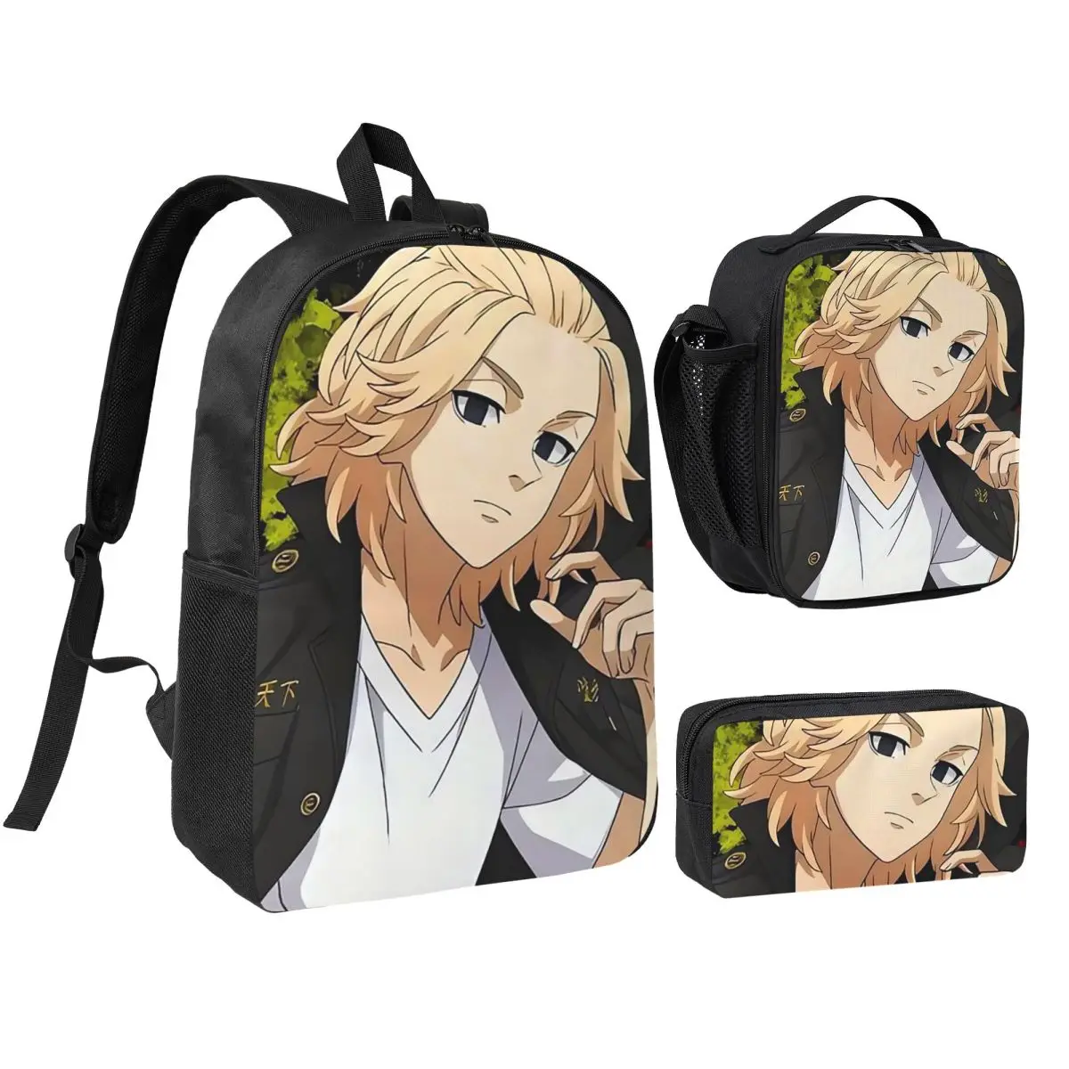Anime Tokyo Revengers Kazutora Backpack Student BookBag School Bag Computer Shoulder Bags 3ps Insulated Lunch Bag Pencil Case
Anime Tokyo Revengers Kazutora Backpack Student BookBag School Bag Computer Shoulder Bags 3ps Insulated Lunch Bag Pencil Case