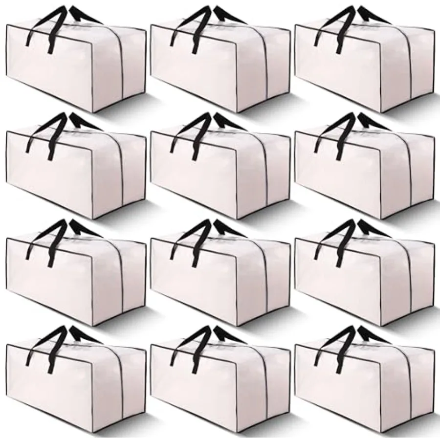 12 Pack Heavy Duty Moving Bags with Backpack Straps - Strong Handles and Zippers, Storage Totes For Space Saving, Fold Flat, Al
12 Pack Heavy Duty Moving Bags with Backpack Straps - Strong Handles and Zippers, Storage Totes For Space Saving, Fold Flat, Al
