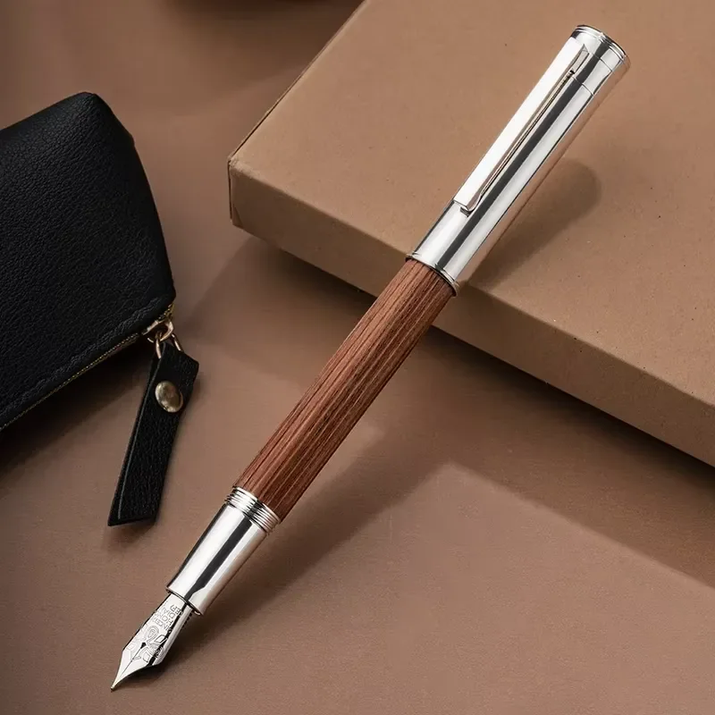 Hongdian 1866 Long Knife Blade Nib Wooden Fountain Pen Vintage Handmade Calligraphy Pen for Beginners Artists Office Desk
Hongdian 1866 Long Knife Blade Nib Wooden Fountain Pen Vintage Handmade Calligraphy Pen for Beginners Artists Office Desk