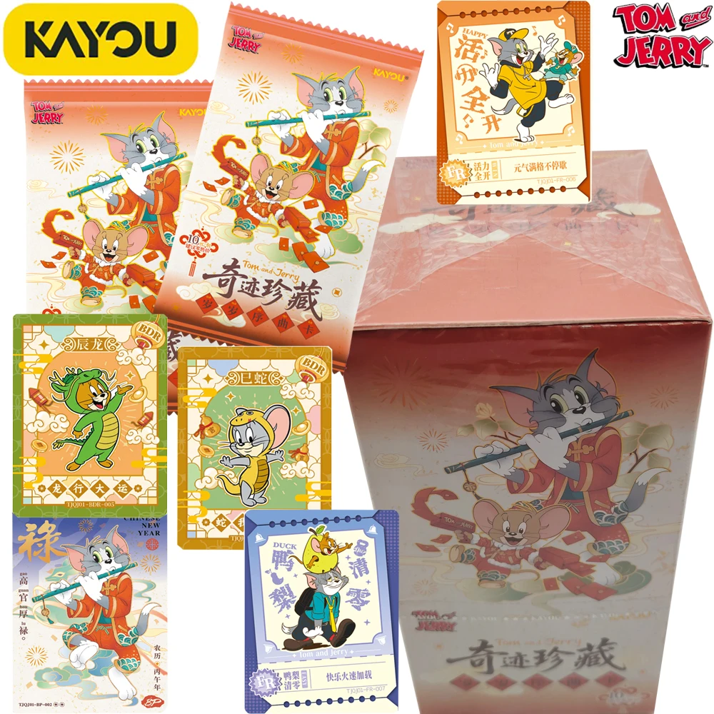 Новые оригинальные коллекционные анимированные карточки Kayou с Томом и Джерри, стильные и изысканные, с мультяшными персонажами, рождественские подарки
Новые оригинальные коллекционные анимированные карточки Kayou с Томом и Джерри, стильные и изысканные, с мультяшными персонажами, рождественские подарки