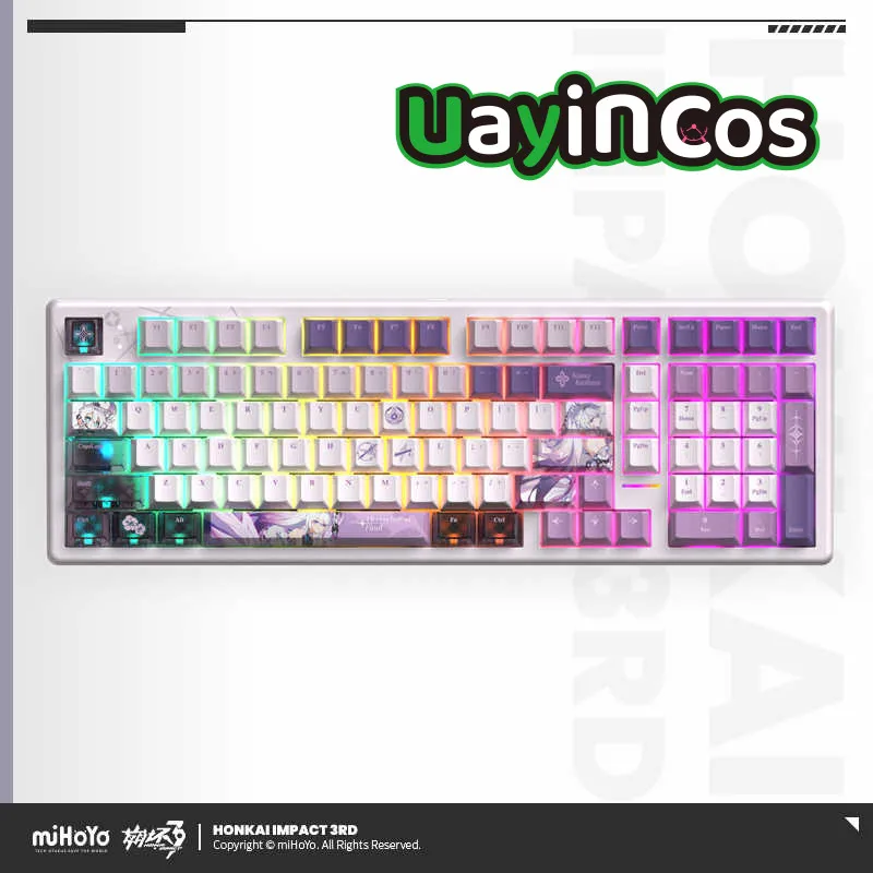 Official Herrscher of Finality Kiana Kaslana Mechanical Keyboard RGB Gaming Keyboard Anime Figure Doll Game Accessories Toy Kid
Official Herrscher of Finality Kiana Kaslana Mechanical Keyboard RGB Gaming Keyboard Anime Figure Doll Game Accessories Toy Kid