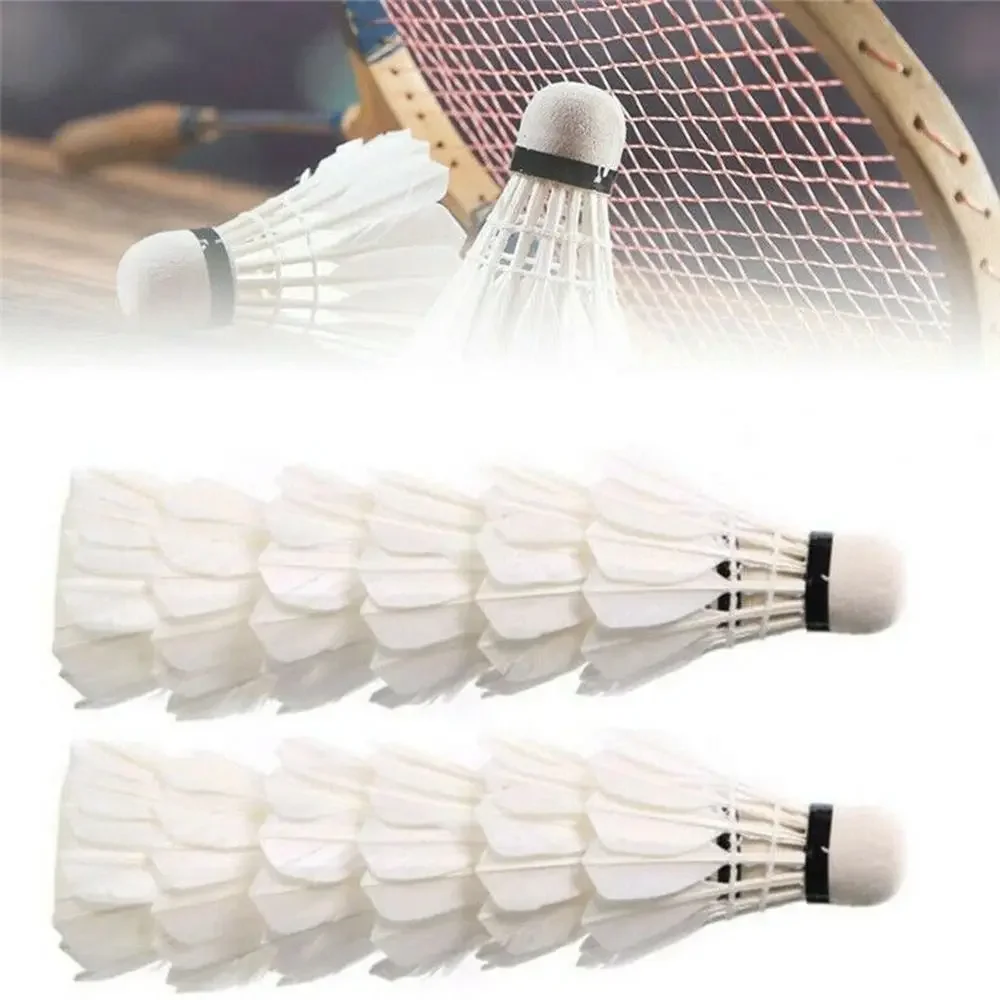 12pcs Badminton Shuttlecocks Professional White High Speed Duck Feather Badminton Ball for Game Training воланы для бадминтона
12pcs Badminton Shuttlecocks Professional White High Speed Duck Feather Badminton Ball for Game Training воланы для бадминтона
