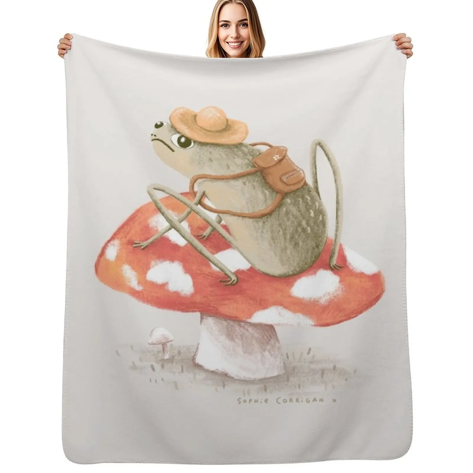Awkward Toad Ready for Adventure Throw Blanket Luxury Designer blankets and throws christmas decoration Furry Blankets
Awkward Toad Ready for Adventure Throw Blanket Luxury Designer blankets and throws christmas decoration Furry Blankets