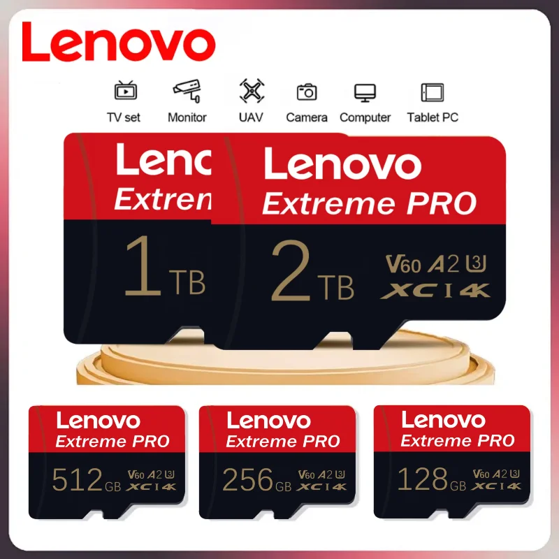 Lenovo 2TB 1TB Оригинальная высокоскоростная карта видеофлеш-карта A2 V30 U3 128 ГБ 512 ГБ Micro TF/SD-карта 100 МБ/с Карта памяти для телефона-планшета
Lenovo 2TB 1TB Оригинальная высокоскоростная карта видеофлеш-карта A2 V30 U3 128 ГБ 512 ГБ Micro TF/SD-карта 100 МБ/с Карта памяти для телефона-планшета