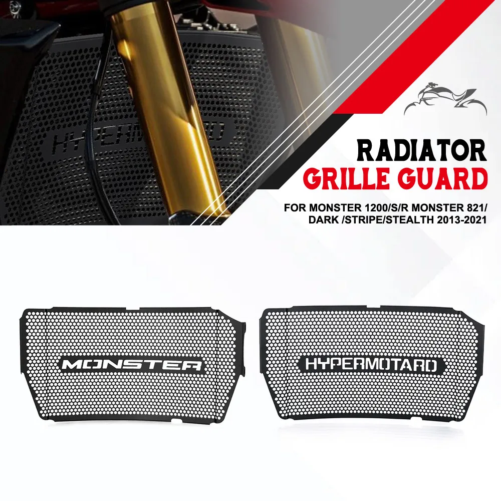 For Ducati Monster 1200/S/R Monster 821/Dark /Stripe/Stealth 2013-2021 Radiator Guard Grille Cover Protector Protective Grill
For Ducati Monster 1200/S/R Monster 821/Dark /Stripe/Stealth 2013-2021 Radiator Guard Grille Cover Protector Protective Grill